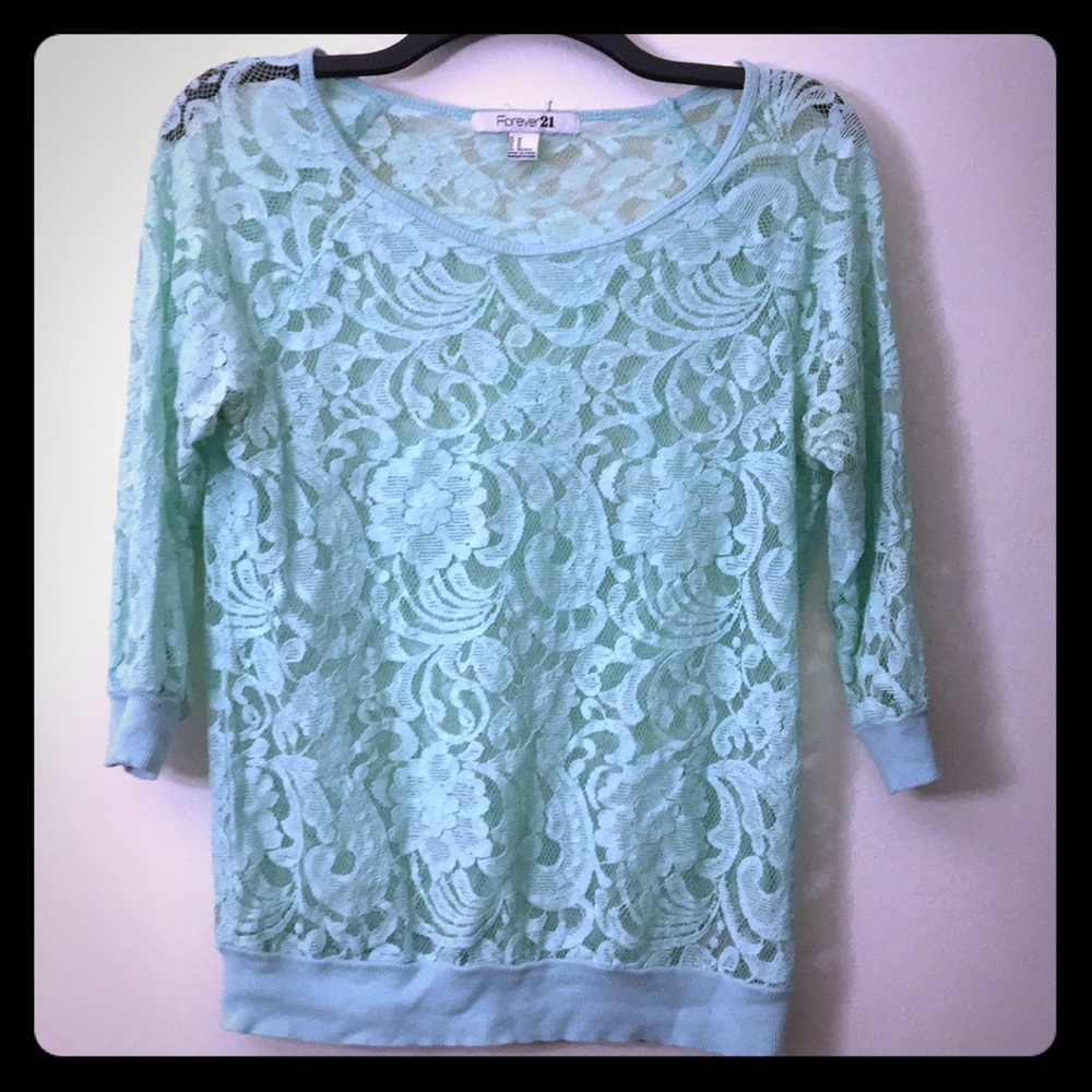 Medium Lace Shirt from Forever21